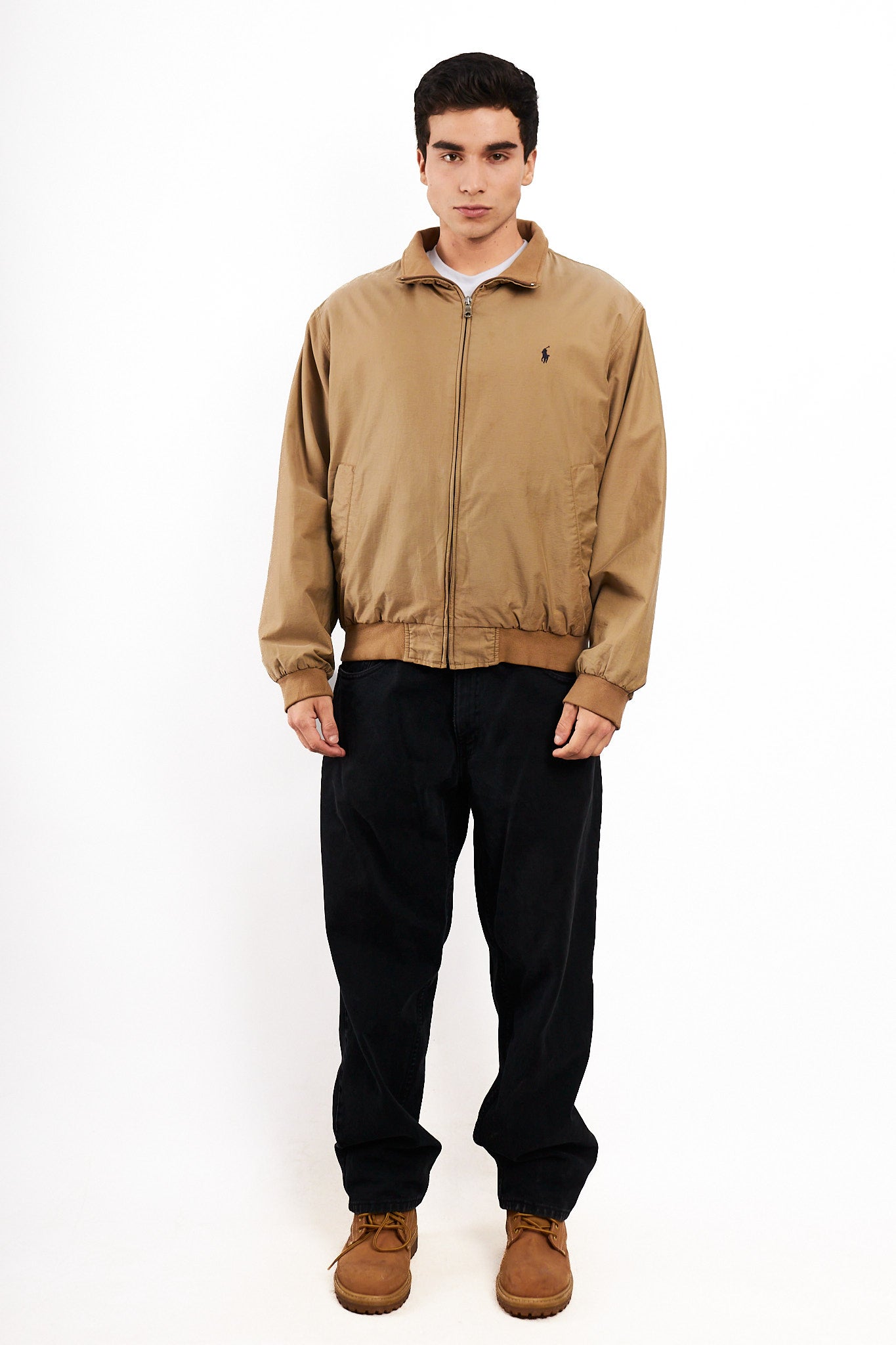 2000 Vintage Polo Ralph Lauren Khahki Harrington (M/L)