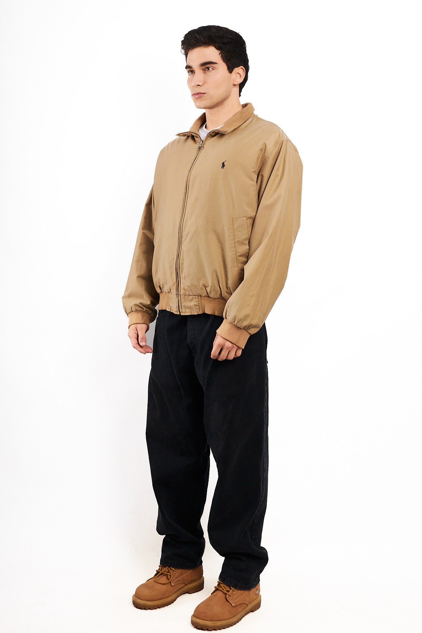 2000 Vintage Polo Ralph Lauren Khahki Harrington (M/L)