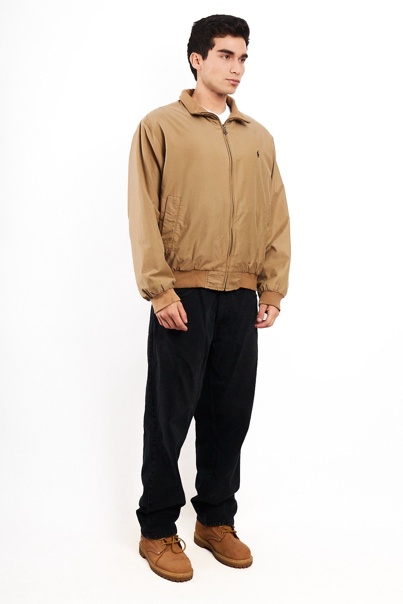 2000 Vintage Polo Ralph Lauren Khahki Harrington (M/L)