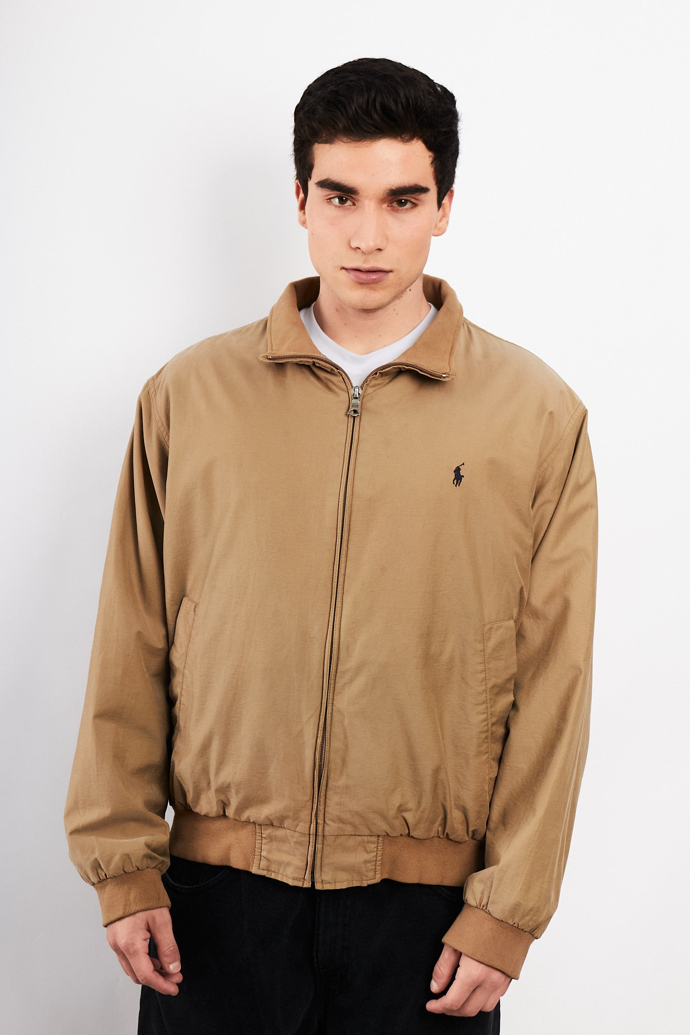 2000 Vintage Polo Ralph Lauren Khahki Harrington (M/L)