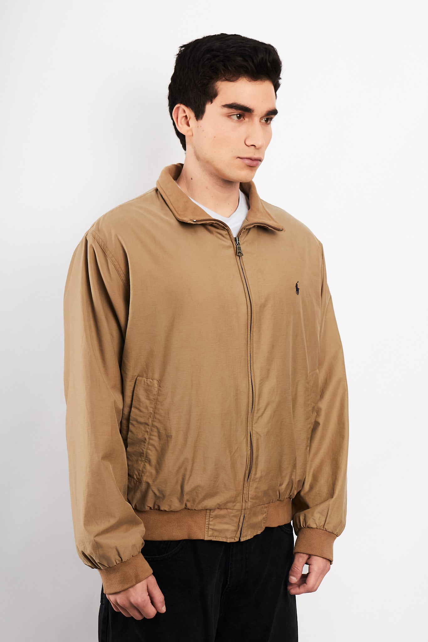 2000 Vintage Polo Ralph Lauren Khahki Harrington (M/L)