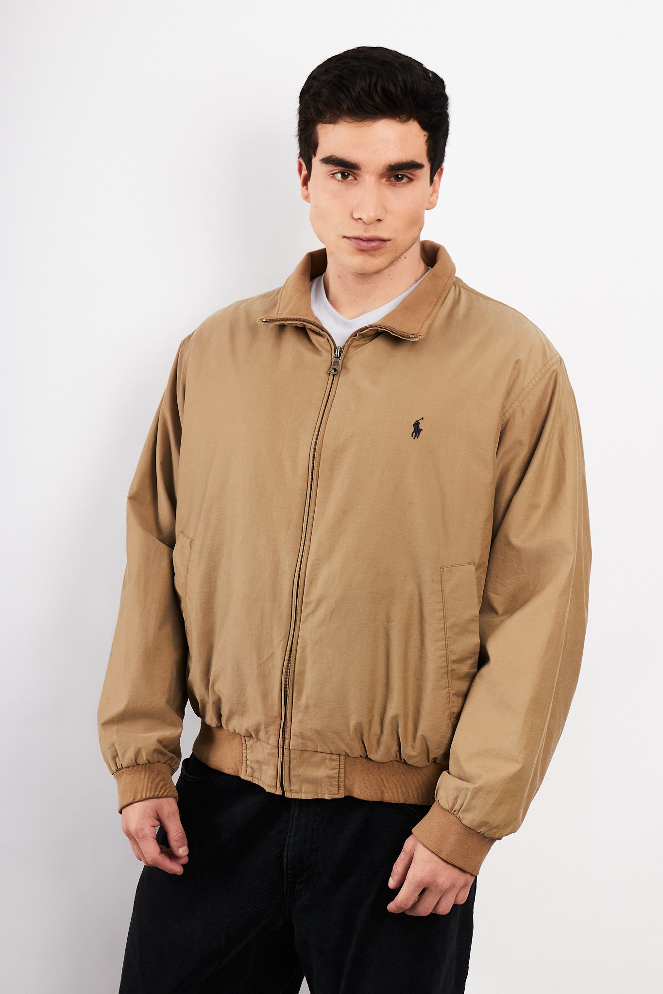 2000 Vintage Polo Ralph Lauren Khahki Harrington (M/L)