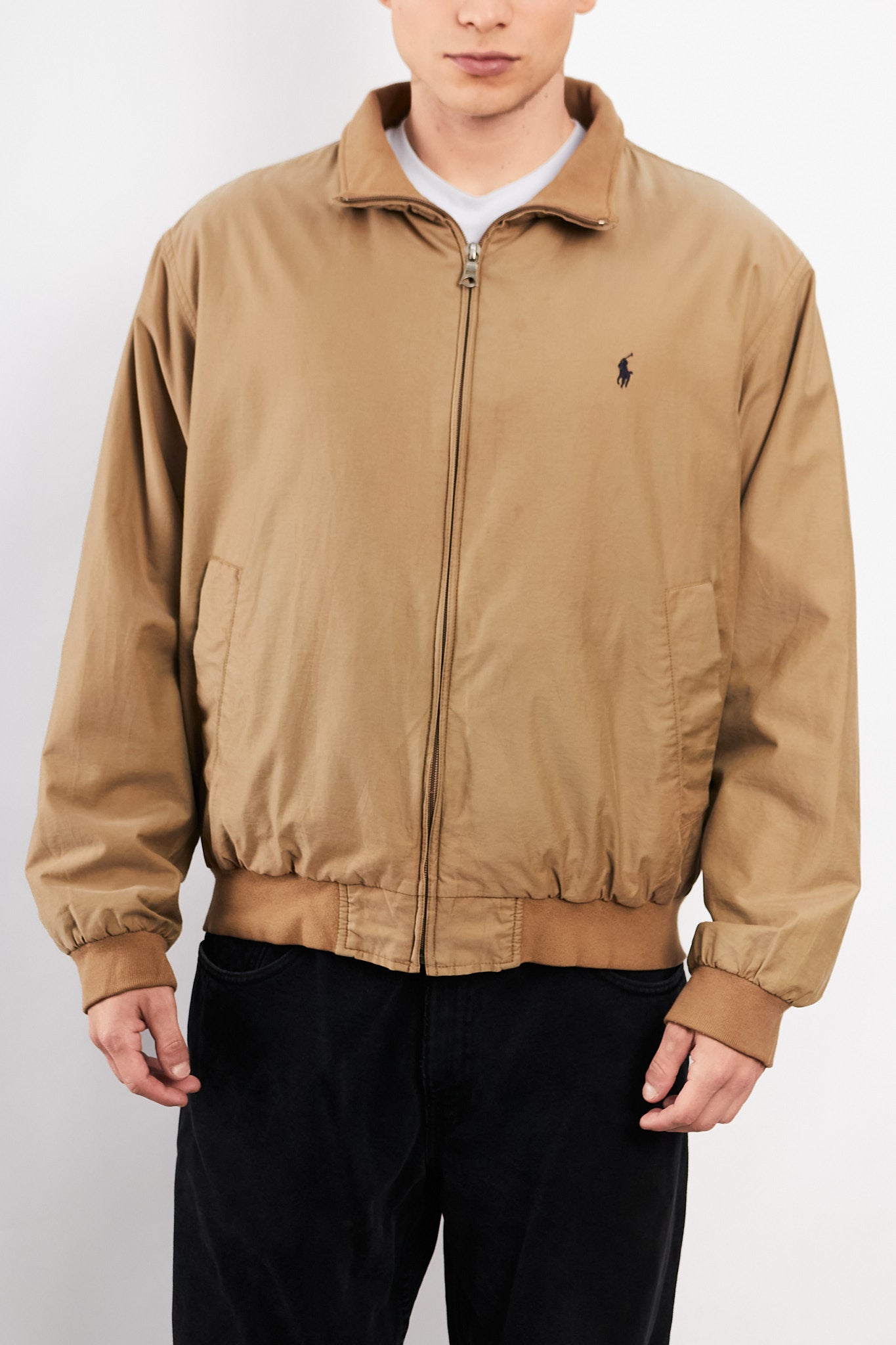 2000 Vintage Polo Ralph Lauren Khahki Harrington (M/L)