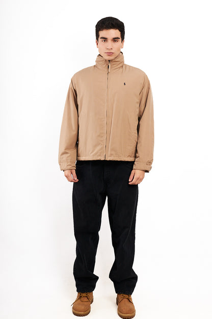 2000 Vintage Polo Ralph Lauren Impermeable Khakhi Bomber Jacket (M)