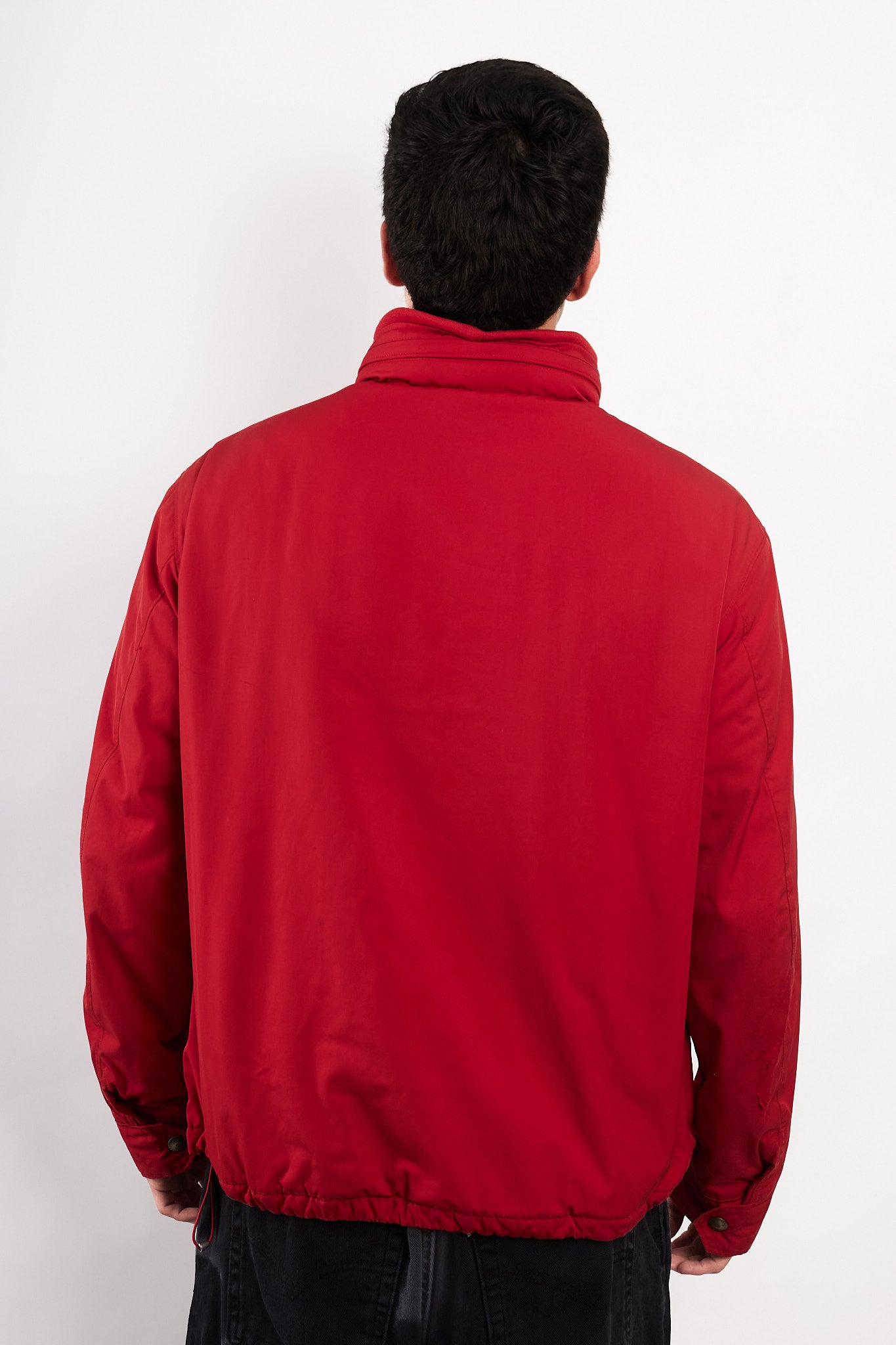 2010 Polo Ralph Lauren Impermeable Crimson Red Bomber Jacket (L)