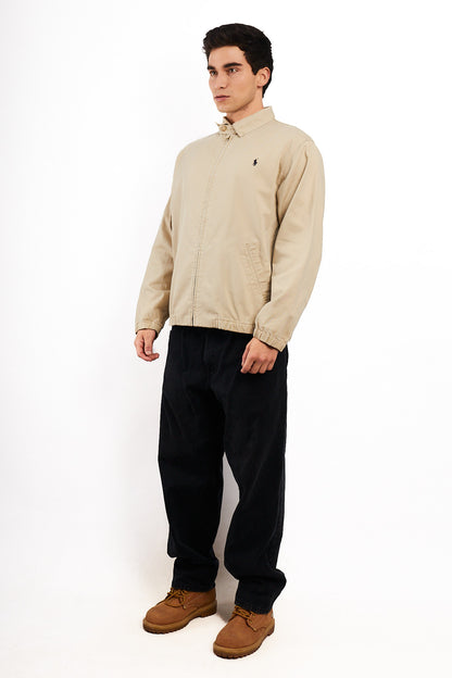 2000 Vintage Polo Ralph Lauren Beige Harrington (L/XL)