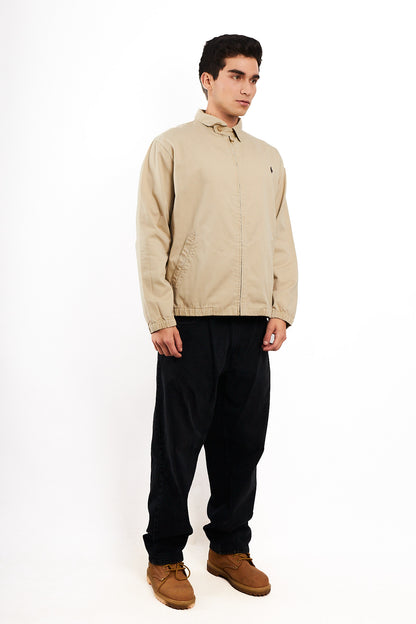 2000 Vintage Polo Ralph Lauren Beige Harrington (L/XL)