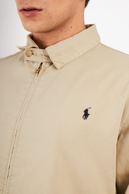 2000 Vintage Polo Ralph Lauren Beige Harrington (L/XL)