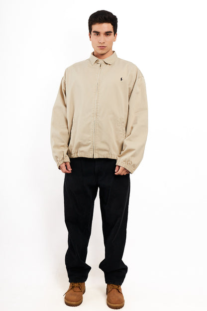 2000 Vintage Polo Ralph Lauren Beige Harrington (M/L)