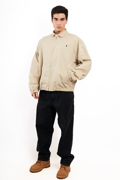 2000 Vintage Polo Ralph Lauren Beige Harrington (M/L)