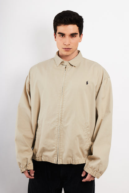 2000 Vintage Polo Ralph Lauren Beige Harrington (M/L)