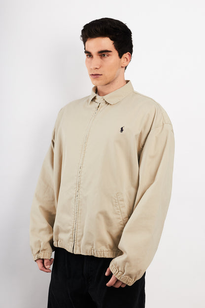 2000 Vintage Polo Ralph Lauren Beige Harrington (M/L)