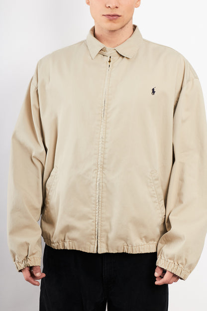 2000 Vintage Polo Ralph Lauren Beige Harrington (M/L)