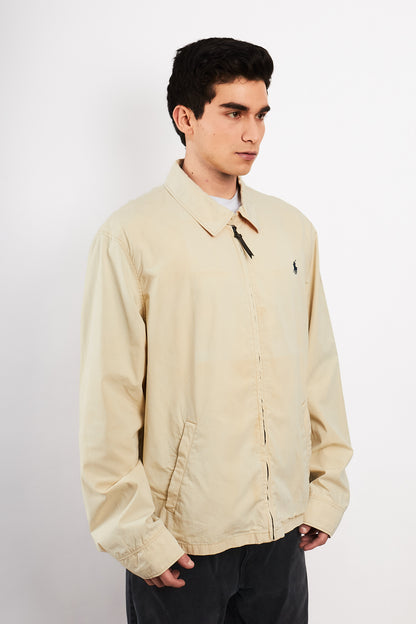 2010 Polo Ralph Lauren Cream Harrington (L/XL)
