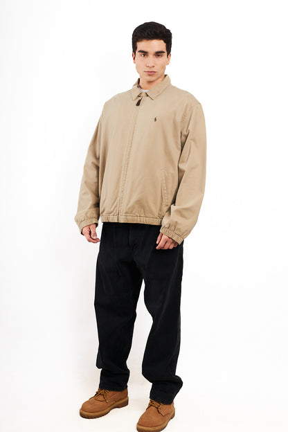 2000 Vintage Polo Ralph Lauren Camel Harrington (L)