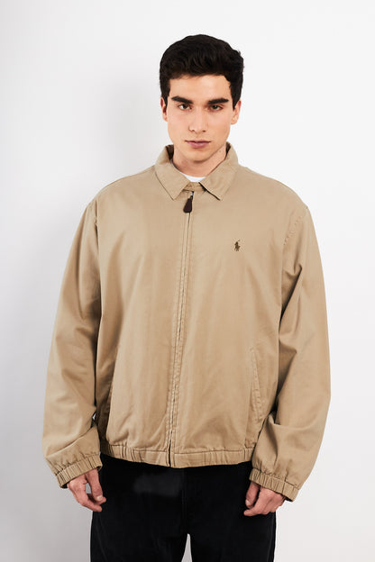 2000 Vintage Polo Ralph Lauren Camel Harrington (L)