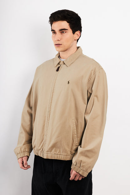 2000 Vintage Polo Ralph Lauren Camel Harrington (L)
