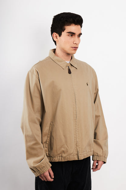 2000 Vintage Polo Ralph Lauren Camel Harrington (L)
