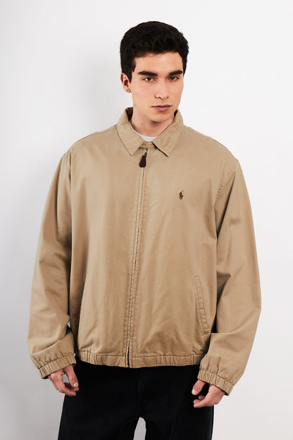 2000 Vintage Polo Ralph Lauren Camel Harrington (L)
