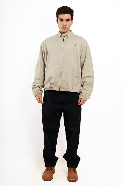 2000 Vintage Polo Ralph Lauren Cream Harrington (L)
