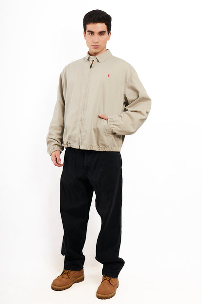 2000 Vintage Polo Ralph Lauren Cream Harrington (L)