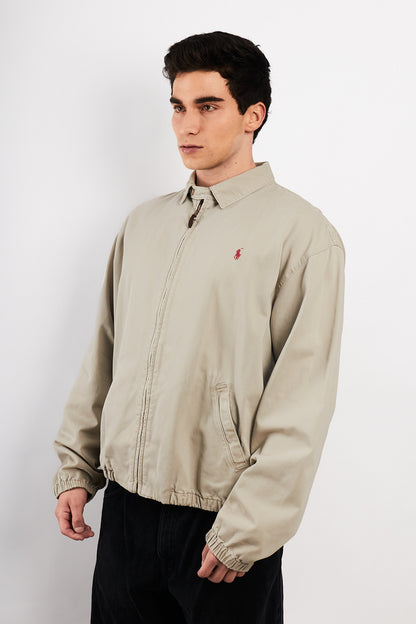 2000 Vintage Polo Ralph Lauren Cream Harrington (L)