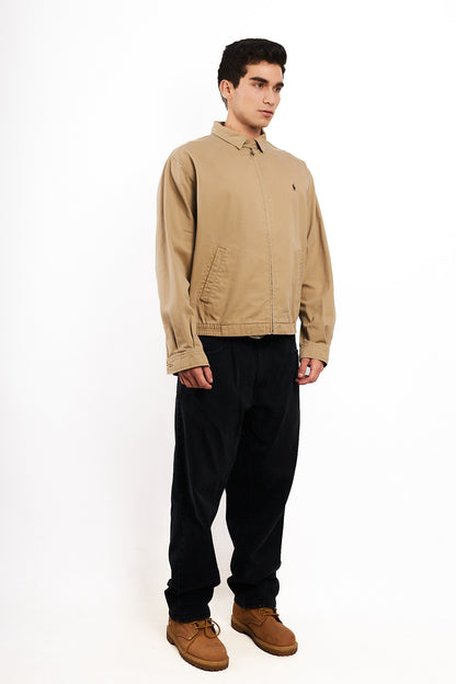 2000 Vintage Polo Ralph Lauren Camel Harrington Jacket (M/L)