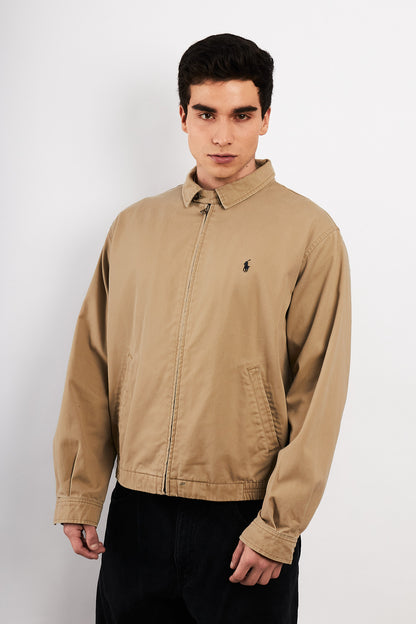2000 Vintage Polo Ralph Lauren Camel Harrington Jacket (M/L)