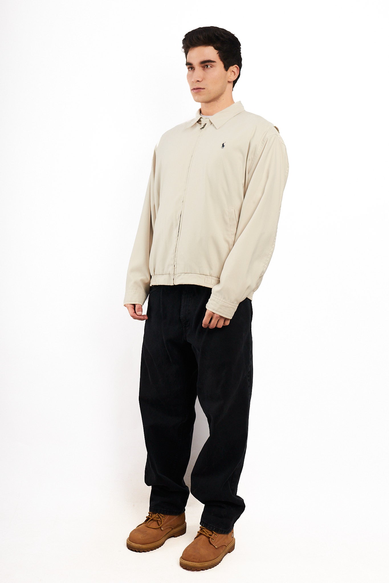 1990 Vintage Polo Golf Bone Bi-Swing Harrington (L)