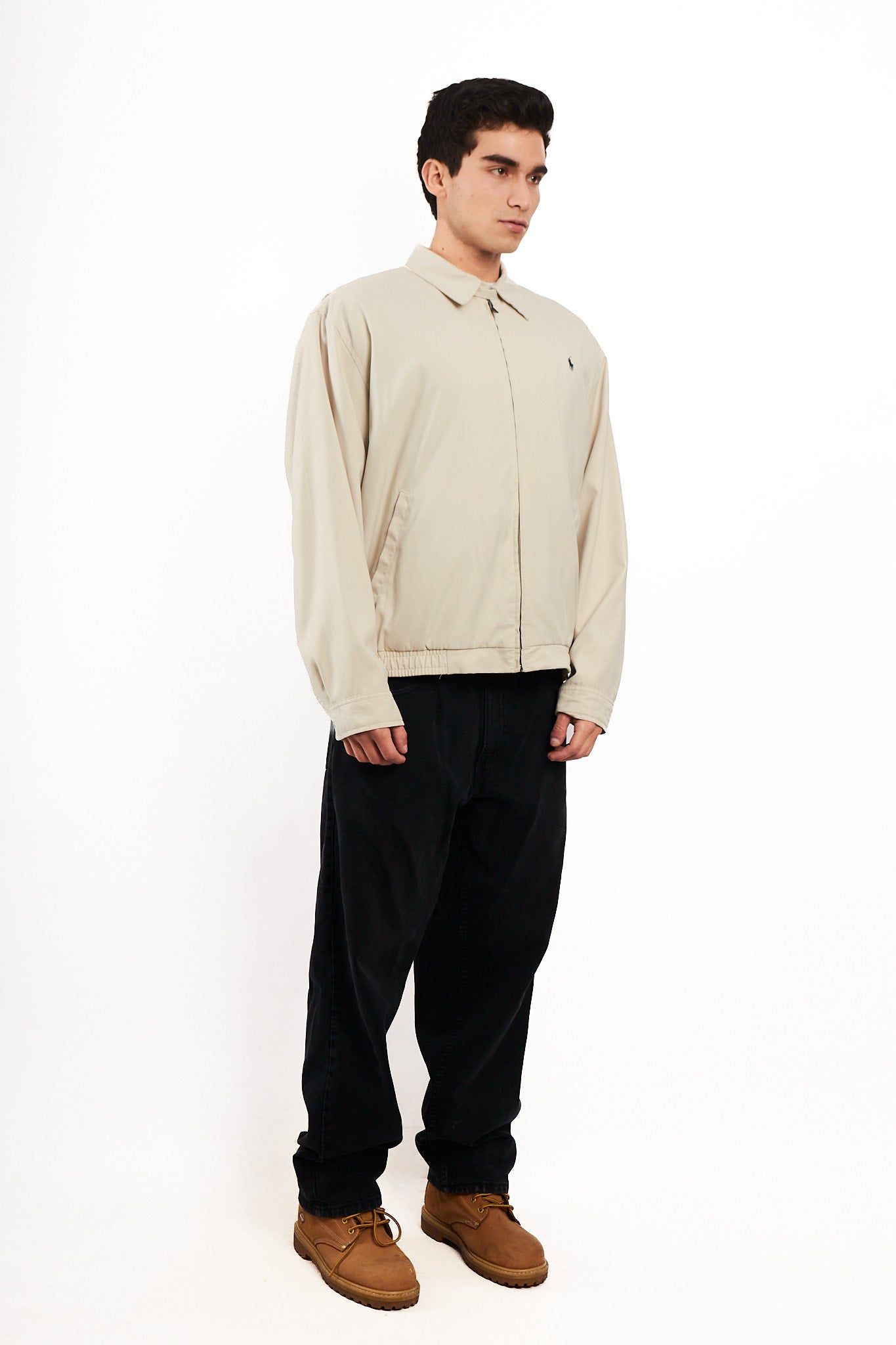 1990 Vintage Polo Golf Bone Bi-Swing Harrington (L)