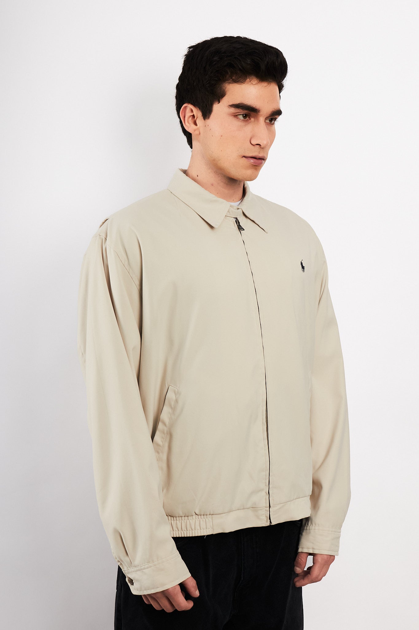 1990 Vintage Polo Golf Bone Bi-Swing Harrington (L)