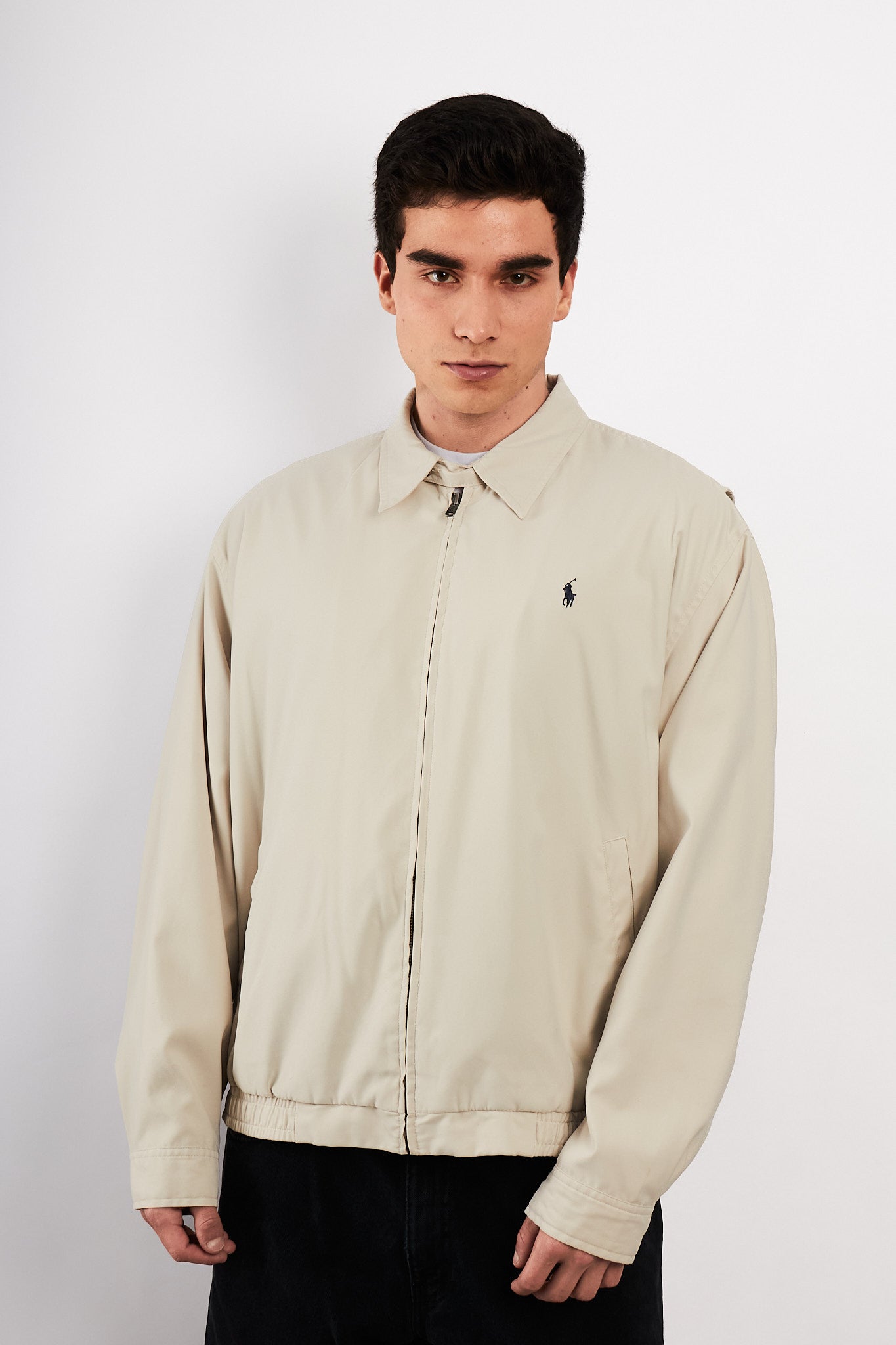 1990 Vintage Polo Golf Bone Bi-Swing Harrington (L)