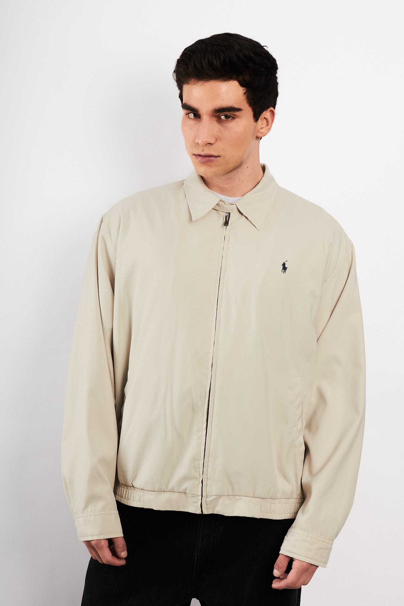 1990 Vintage Polo Golf Bone Bi-Swing Harrington (L)