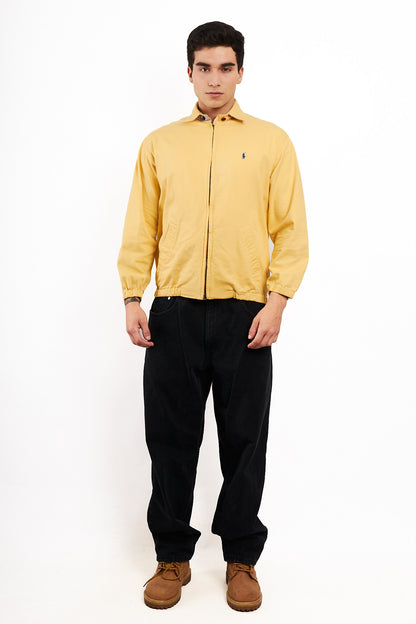 2000 Vintage Polo Ralph Lauren Butter Yellow Harrington (M)