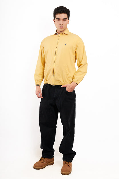 2000 Vintage Polo Ralph Lauren Butter Yellow Harrington (M)