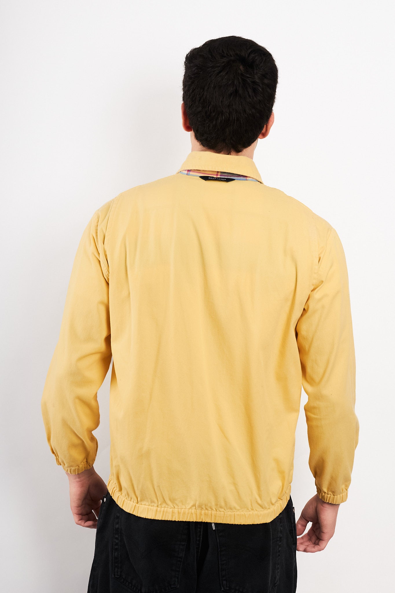 2000 Vintage Polo Ralph Lauren Butter Yellow Harrington (M)