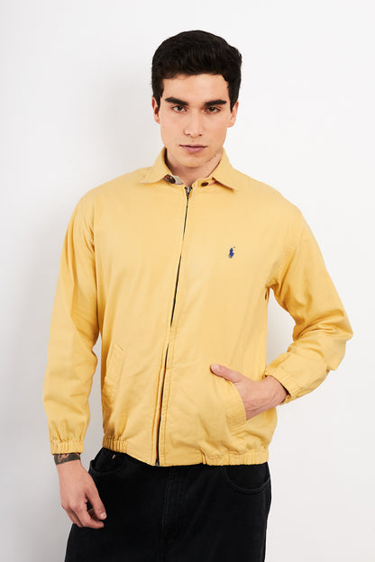 2000 Vintage Polo Ralph Lauren Butter Yellow Harrington (M)