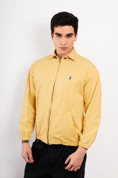 2000 Vintage Polo Ralph Lauren Butter Yellow Harrington (M)