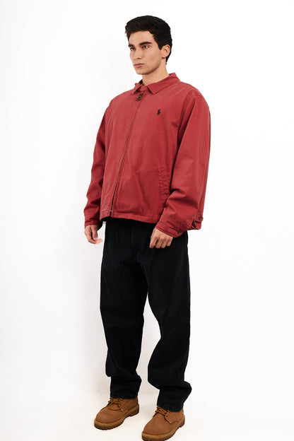 2000 Vintage Polo Ralph Lauren Salmon Harrington Jacket (L/XL)
