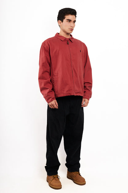 2000 Vintage Polo Ralph Lauren Salmon Harrington Jacket (L/XL)