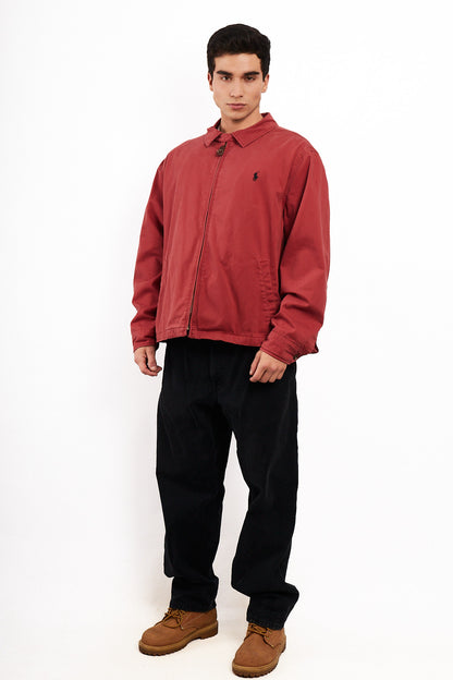 2000 Vintage Polo Ralph Lauren Salmon Harrington Jacket (L/XL)