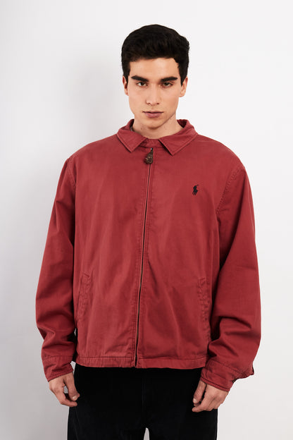 2000 Vintage Polo Ralph Lauren Salmon Harrington Jacket (L/XL)