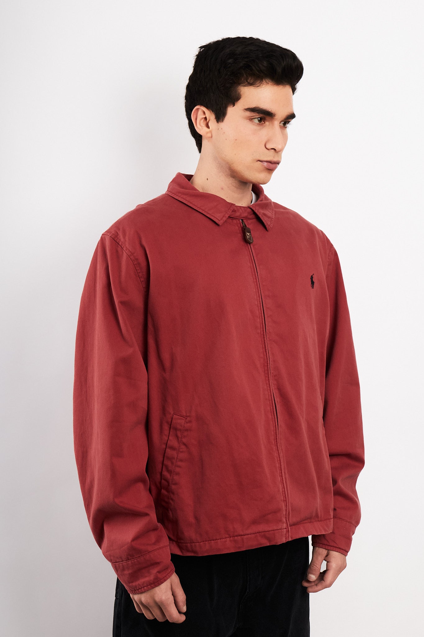 2000 Vintage Polo Ralph Lauren Salmon Harrington Jacket (L/XL)