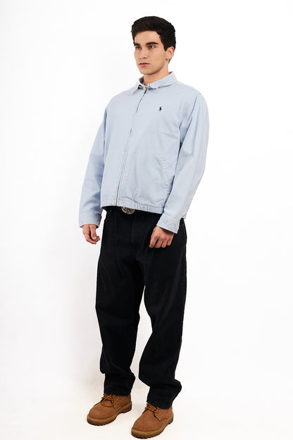 2000 Vintage Polo Ralph Lauren Baby Blue Harrington (M/L)