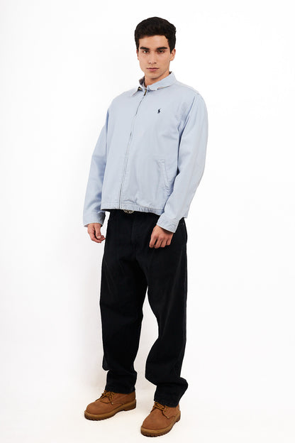 2000 Vintage Polo Ralph Lauren Baby Blue Harrington (M/L)