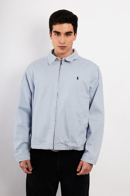 2000 Vintage Polo Ralph Lauren Baby Blue Harrington (M/L)