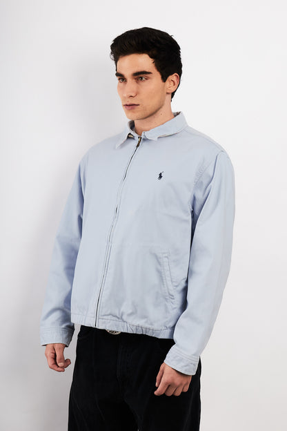 2000 Vintage Polo Ralph Lauren Baby Blue Harrington (M/L)