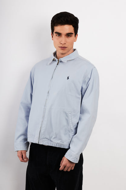 2000 Vintage Polo Ralph Lauren Baby Blue Harrington (M/L)