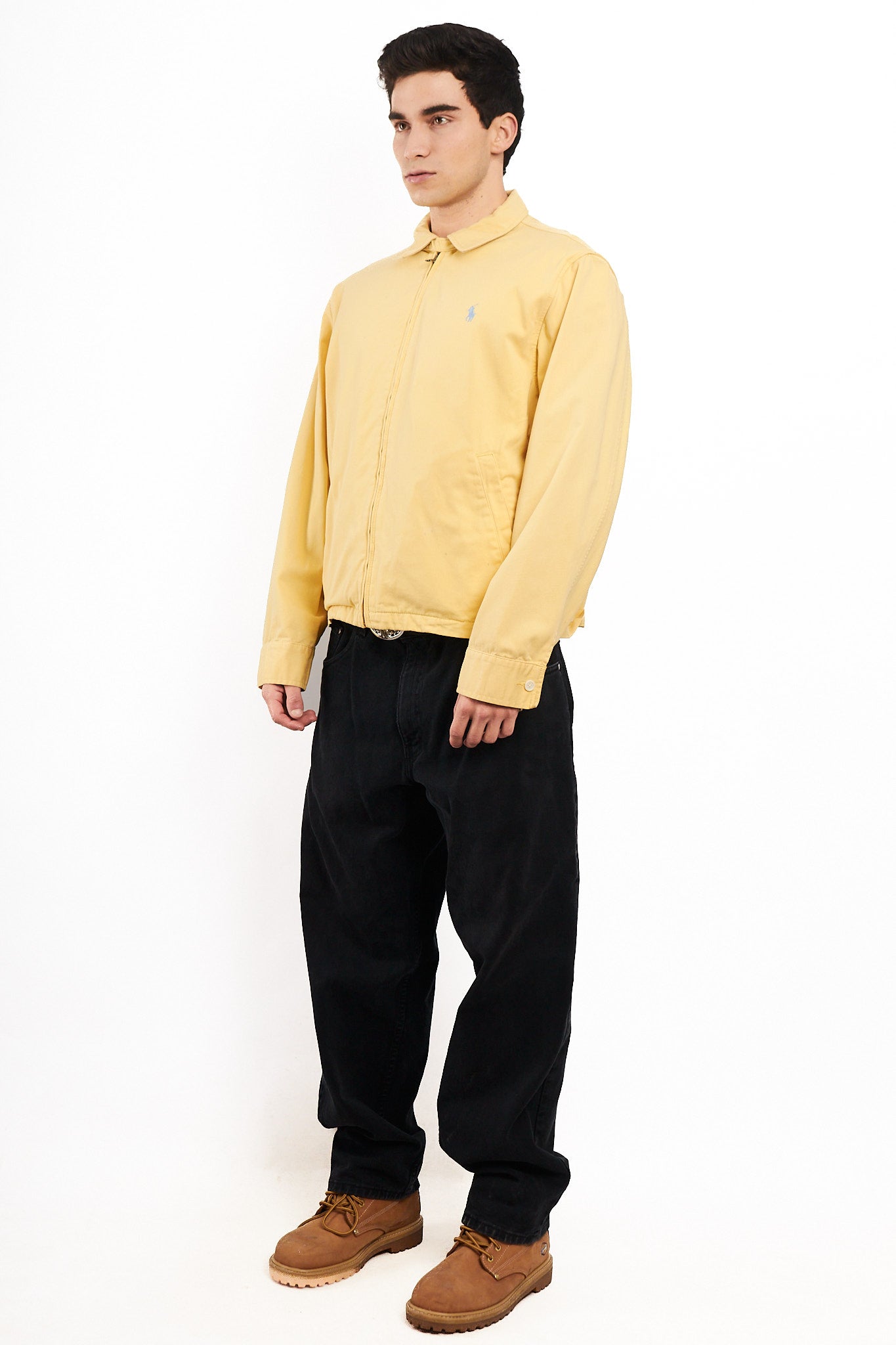 2000 Vintage Polo Ralph Lauren Butter Yellow Harrington (M/L)