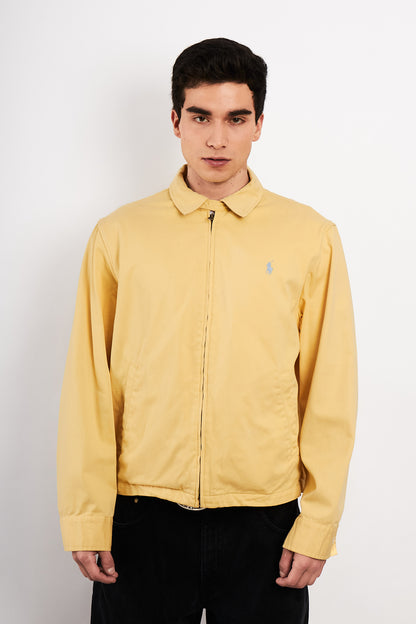 2000 Vintage Polo Ralph Lauren Butter Yellow Harrington (M/L)